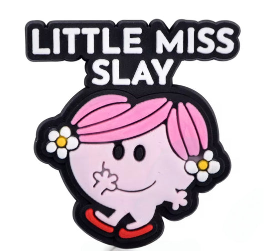 Little miss slay croc shoe charm jibbitz