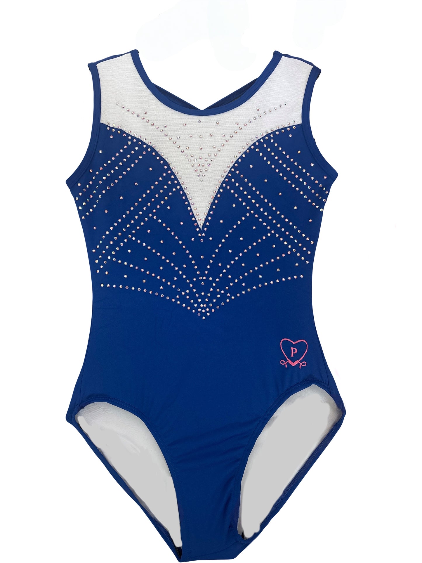 Iris Leotard | Royal Blue Rhinestone Gymnastics Leotard ✨