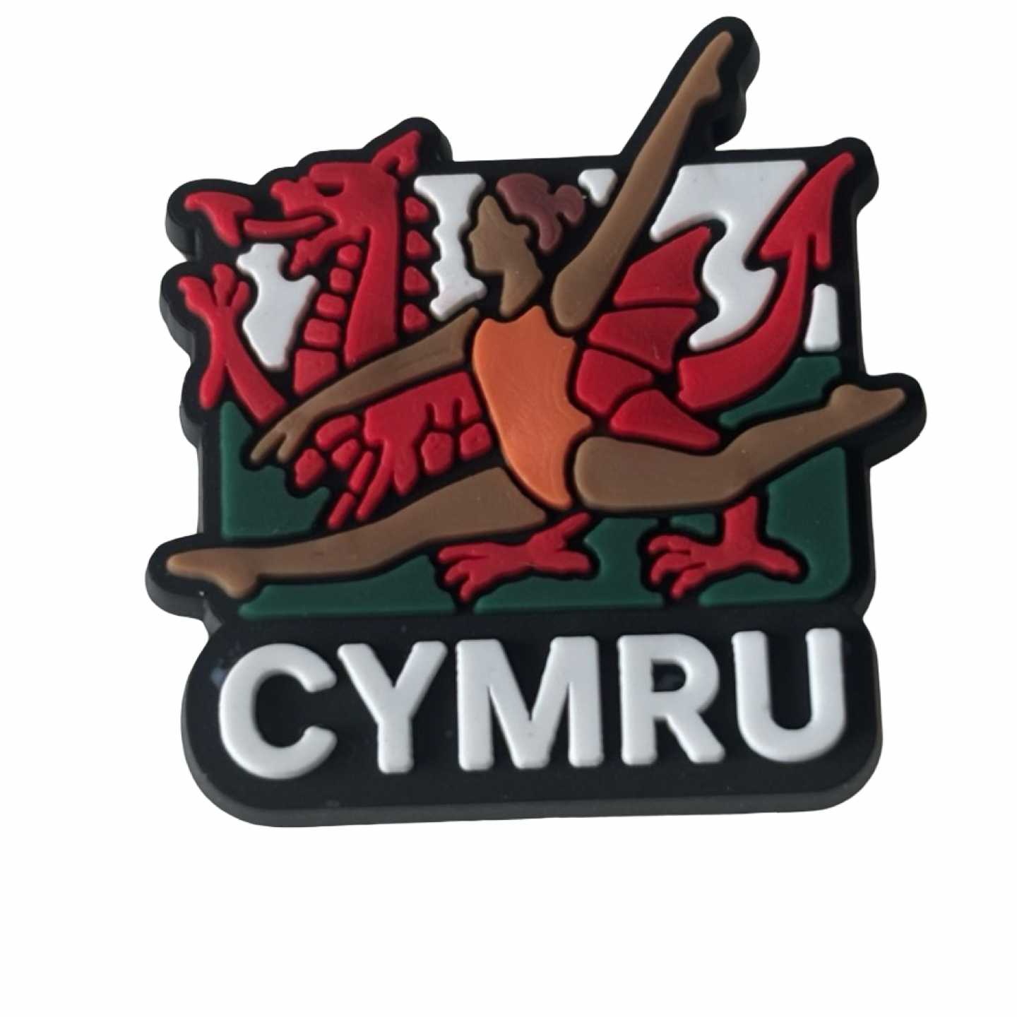 Wales Gymnast Croc Charm - Pulse Gymnastics