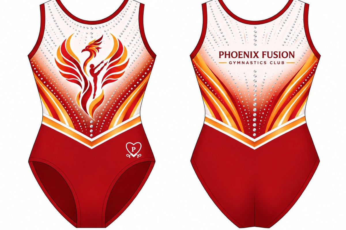 Phoenix Fusion Training Leotard Sample - Pulse Gymnastics