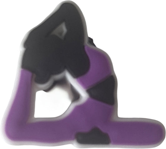 Gymnast Stretching Croc Charm - Pulse Gymnastics
