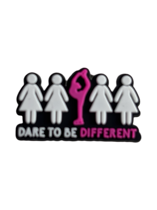 Dare To Be Different Croc Charm - Pulse Gymnastics