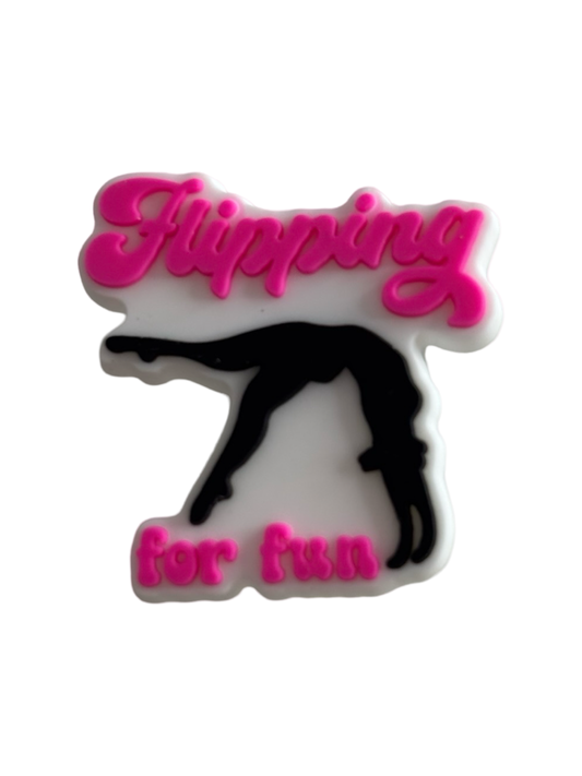 Flipping for Fun Croc Charm - Pulse Gymnastics
