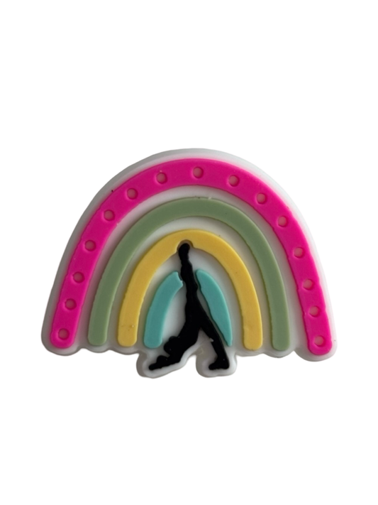 Rainbow Gymnastics Croc Charm - Pulse Gymnastics