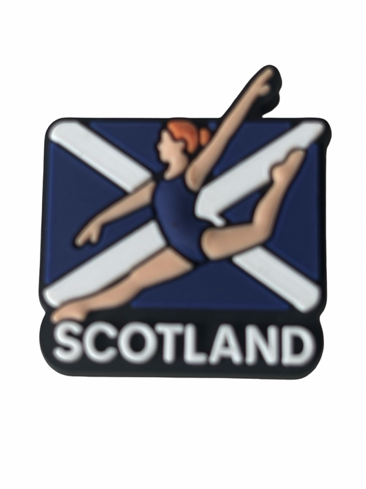 Scotland Gymnast Croc Charm