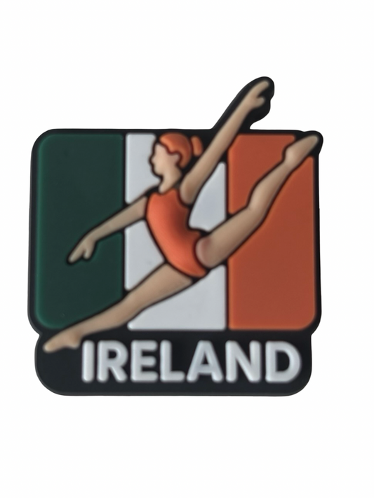 Ireland Gymnast Croc Charm