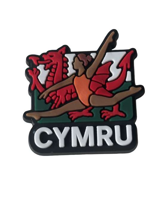 Wales Gymnast Croc Charm