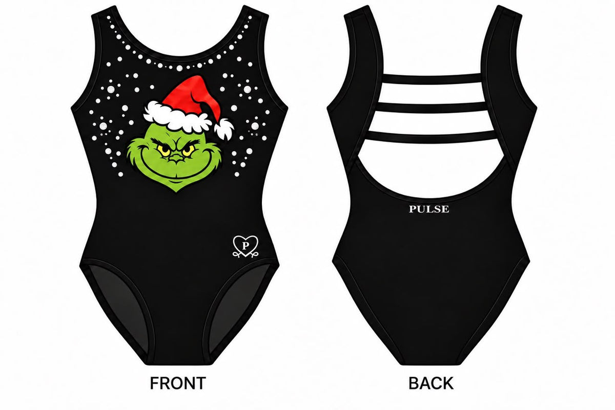 Airlie Ambassador Grinch Leotard CLA - Pulse Gymnastics