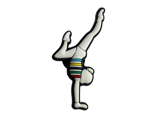 Gymnast Handstand Croc Charm - Pulse Gymnastics