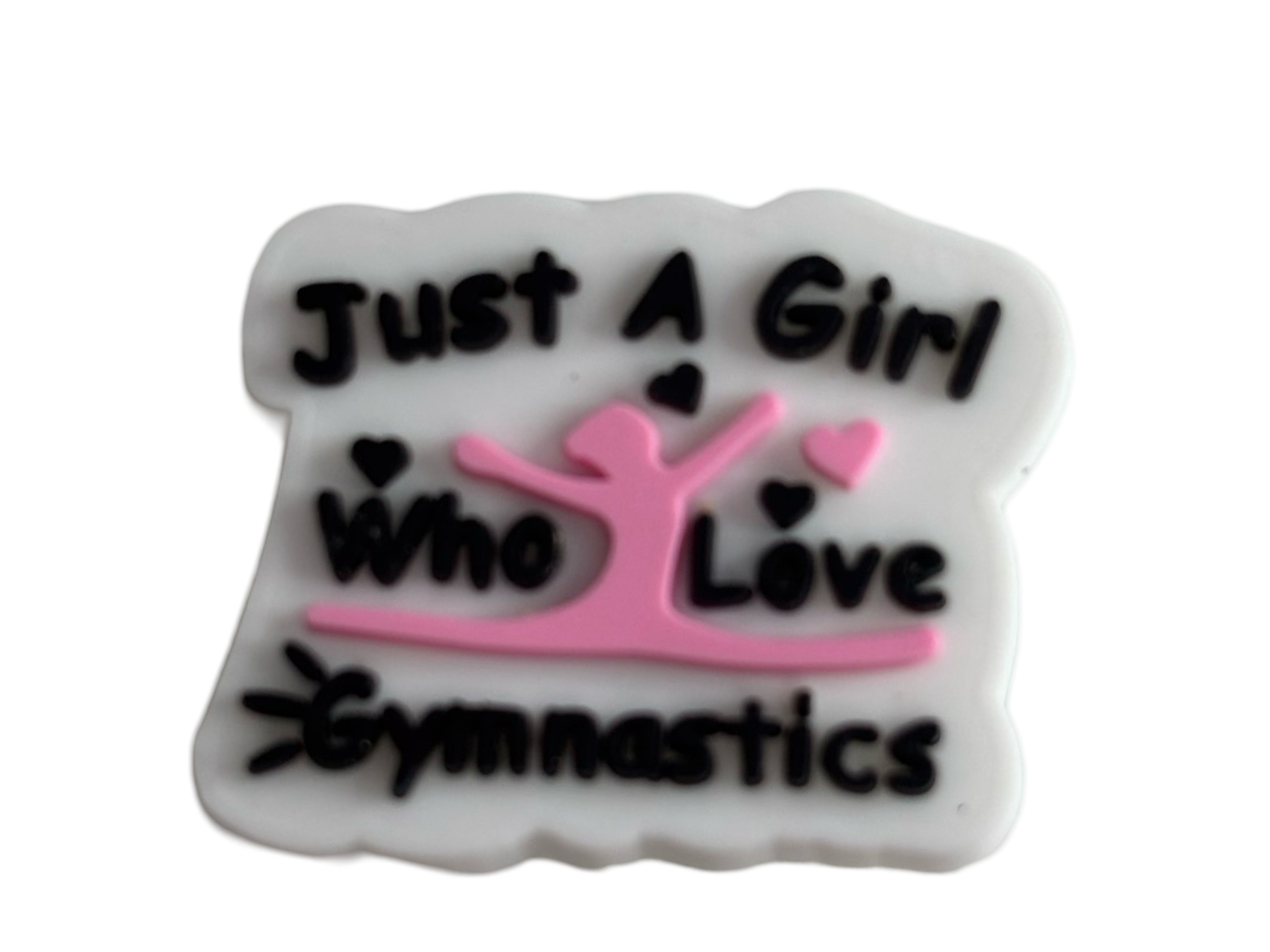 Just A Girl Who Love Gymnastics Croc Charm - Pulse Gymnastics