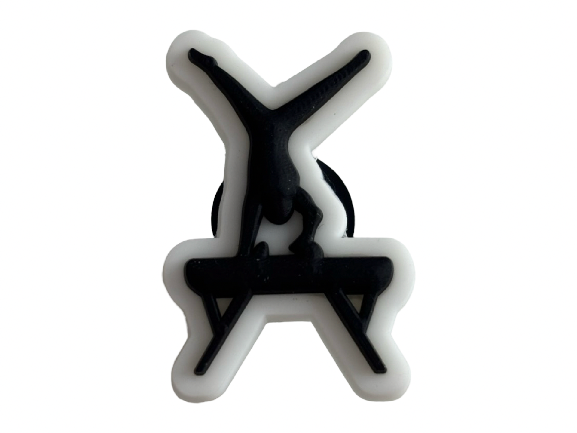 Pommel Horse Gymnast Croc Charm - Pulse Gymnastics