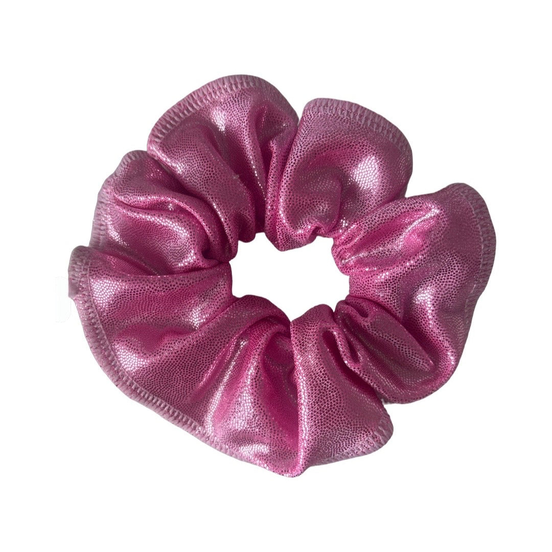 Pink Shimmer Scrunchie - Pulse Gymnastics