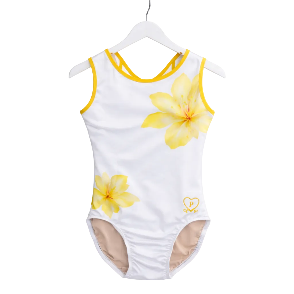 Xanthe Floral Leotard - Pulse Gymnastics
