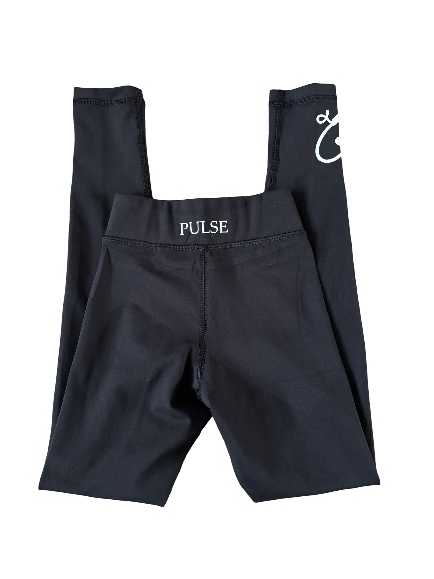 Slim Waist Black Leggings - Pulse Gymnastics