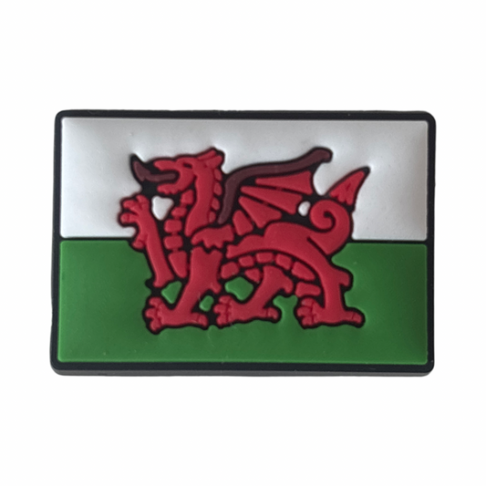 Wales Flag Croc Charm