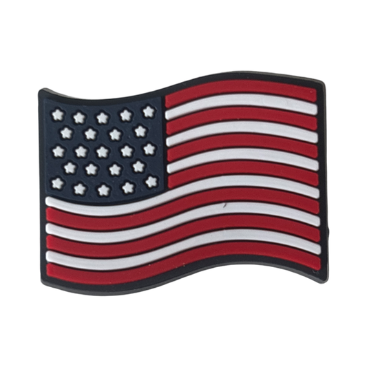 USA Flag Croc Charm