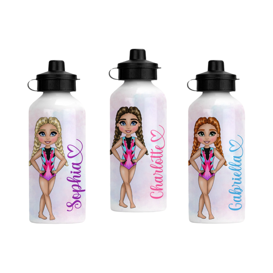 500ML Personalised Gymnasts Water Drinks Bottle